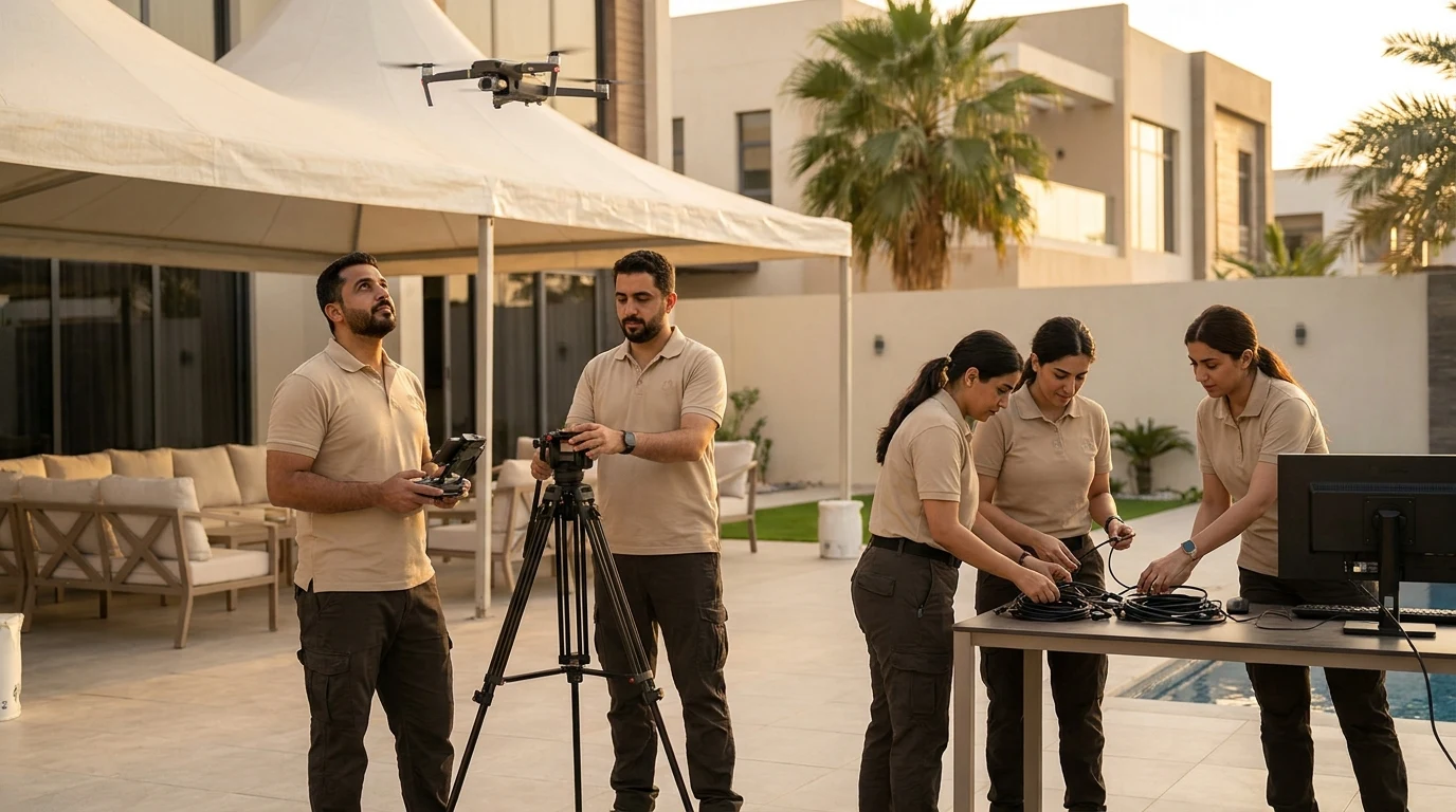خدمة تصوير المناسبات بالطائرة (درون) في الكويت 2