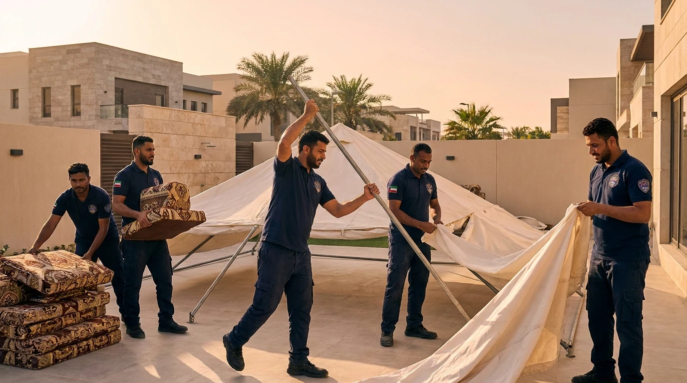تجهيز خيام أفراح ومجالس خارجية في الكويت 1