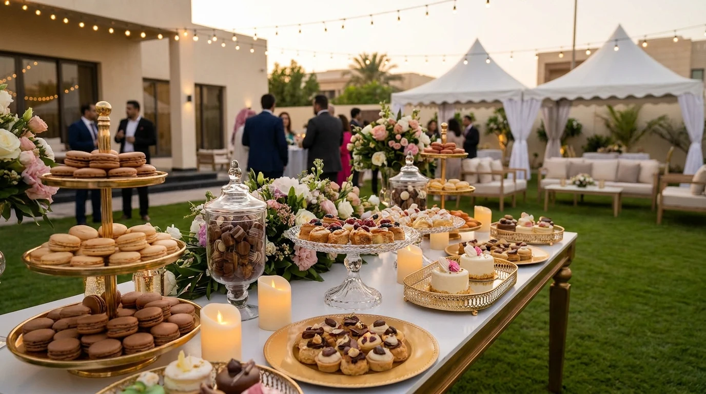 تجهيز ركن حلويات وكاندي بار في الكويت
